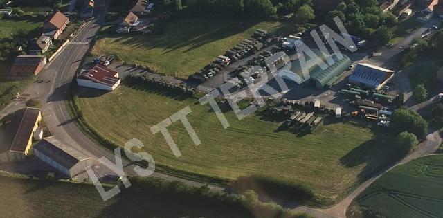 Vue aérienne du parc Lys Tout Terrain : un stock exceptionnel à Thérouanne